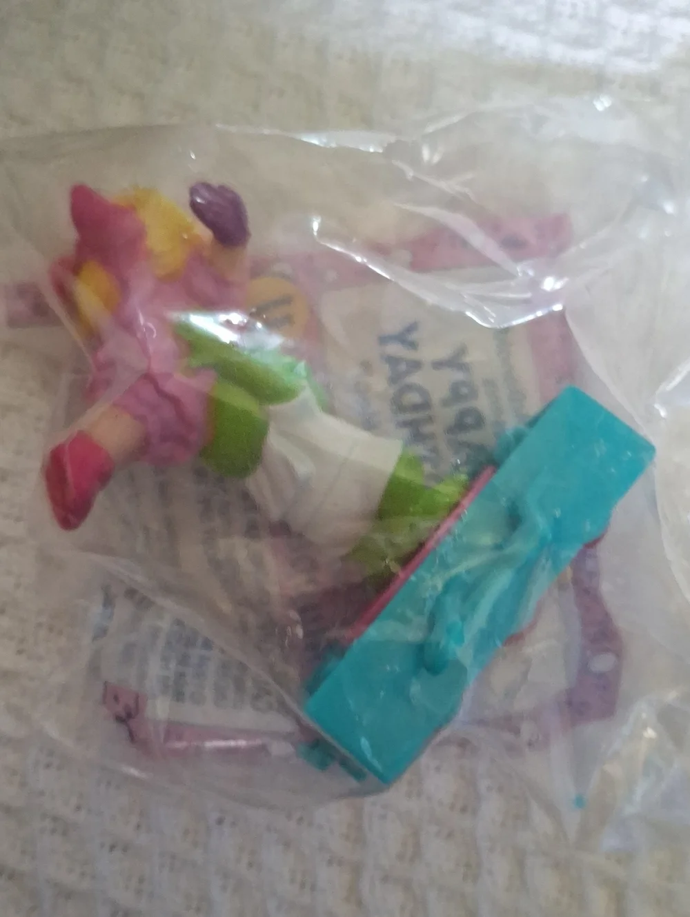 McDonald's Happy Meal Muppet Babies Birthday Bag Pink
